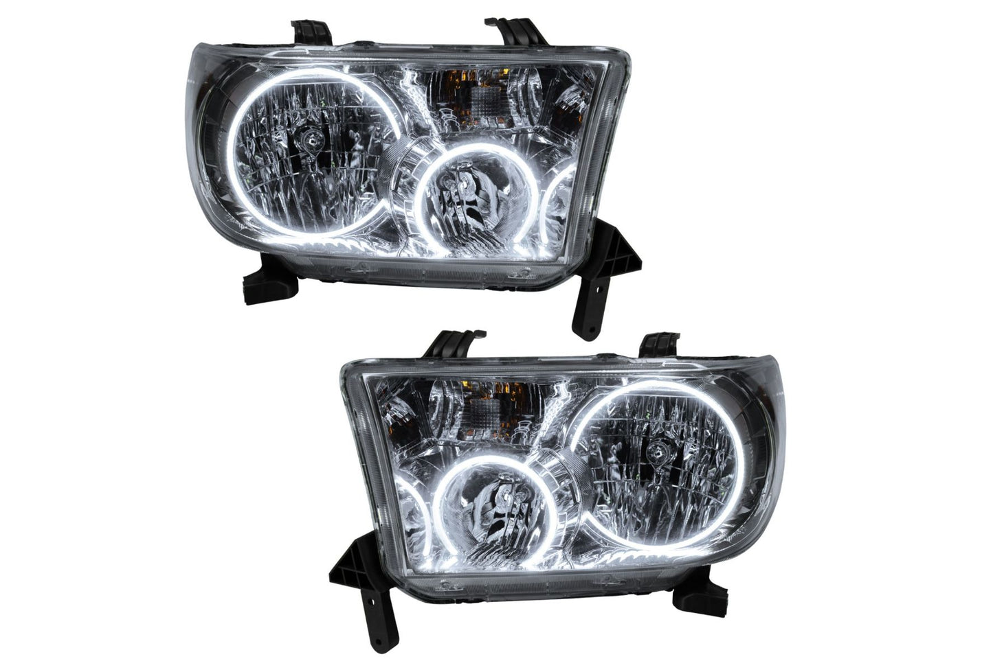 Oracle LED Halo Headlights: 08-16 Toyota Sequoia (White SMD Single Color) - Headlights