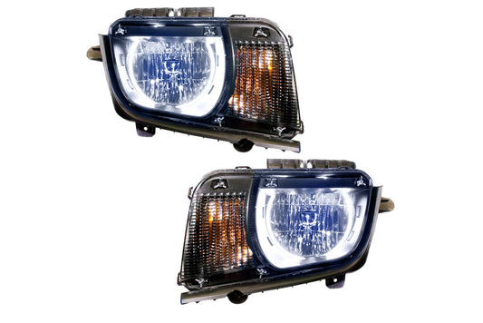 Oracle LED Halo Headlights: 10-13 Chevrolet Camaro Non-RS (White SMD Single Color) - Headlights