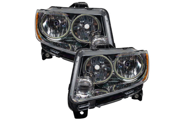 Oracle LED Halo Headlights: 11-13 Jeep Grand Cherokee w/o OEM HID (ColorShift RGB / No Controller) - Headlights (Image 3 of 5)