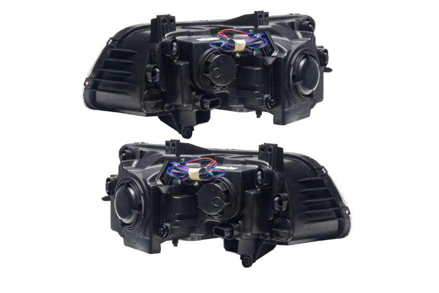 Oracle LED Halo Headlights: 11-14 Chrysler 300C w/o OEM HID (Black / Blue SMD Single Color) - Headlights (Image 4 of 5)