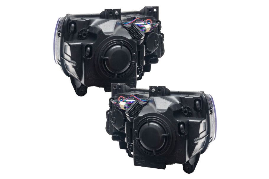Oracle LED Halo Headlights: 11-14 Chrysler 300C w/o OEM HID (Black / Blue SMD Single Color) - Headlights (Image 5 of 5)