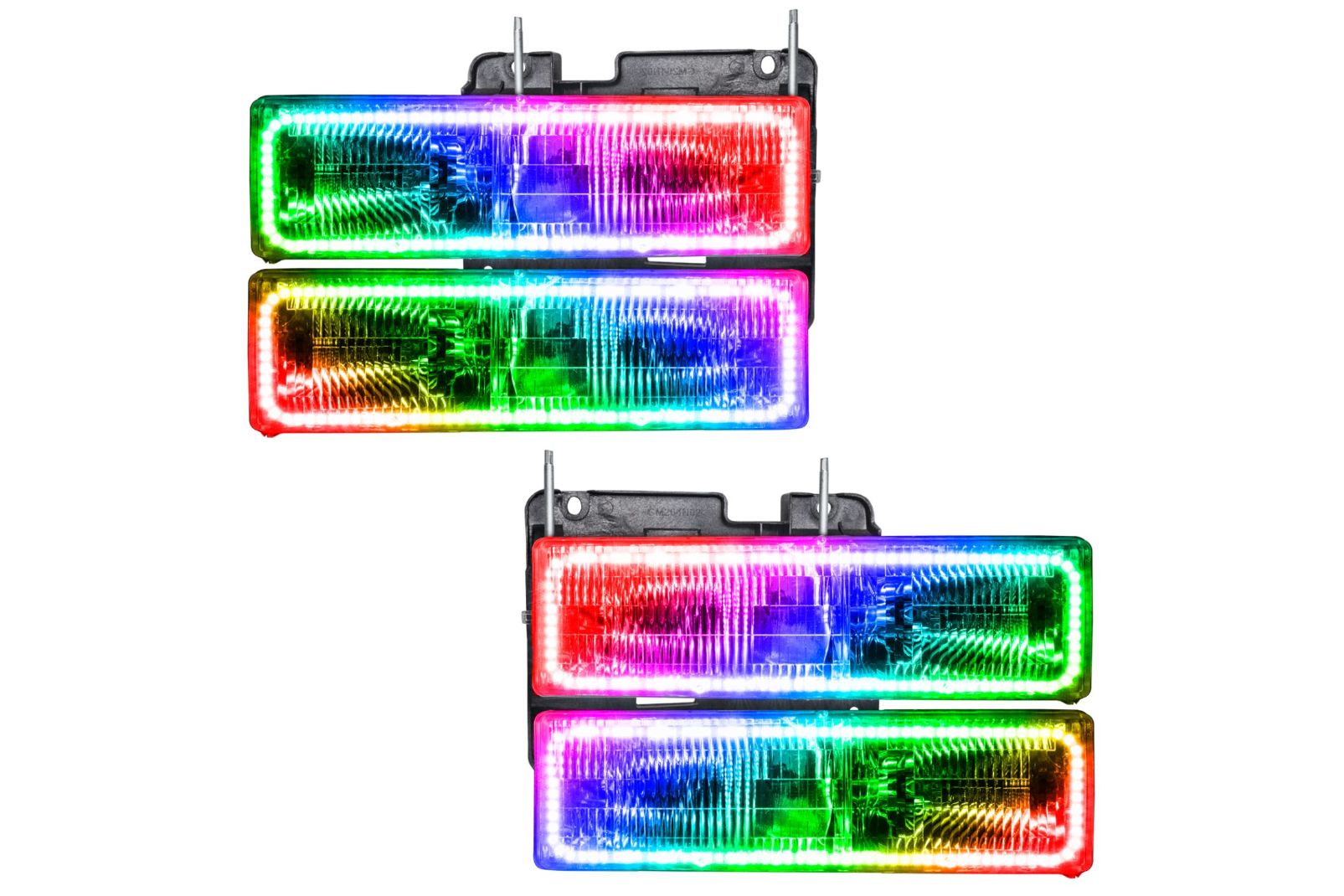 Oracle LED Halo Headlights: 88-02 Chevrolet C10 (ColorShift RGB / 2.0 Controller) - Headlights