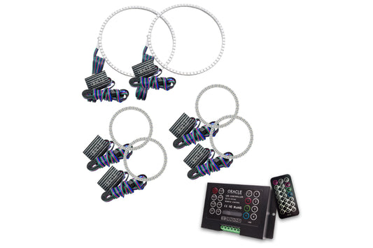 Oracle LED Halo Kit: 01-04 Nissan Frontier (Triple Halo / ColorShift RGB / 2.0 Controller) - LED Halos/Strips (Image 1 of 3)