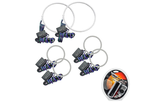 Oracle LED Halo Kit: 01-04 Nissan Frontier (Triple Halo / ColorShift RGB / RF Controller) - LED Halos/Strips (Image 1 of 3)