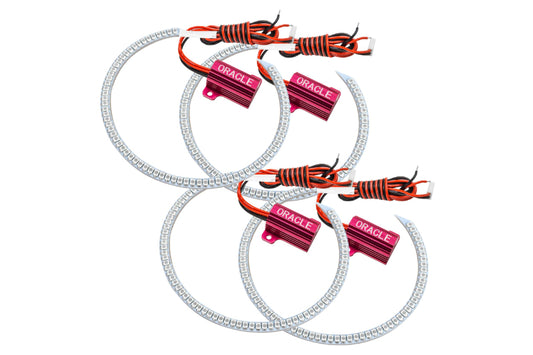 Oracle LED Halo Kit: 02-04 Acura RSX (Red Single Color) - LED Halos/Strips (Image 1 of 4)