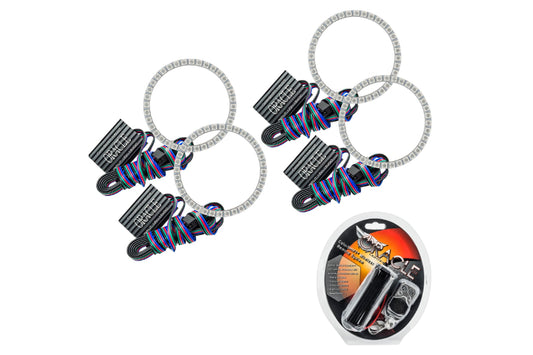 Oracle LED Halo Kit: 05-10 Aston Martin DB9 (ColorShift RGB / RF Controller) - LED Halos/Strips (Image 1 of 3)