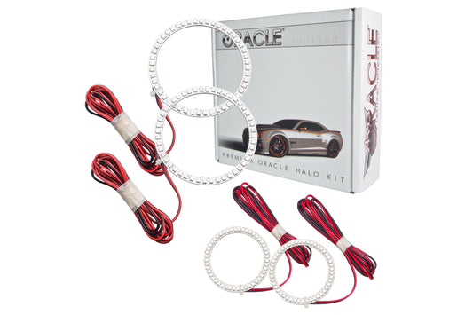 Oracle LED Halo Kit: 06-07 Infiniti G35 Coupe (White Single Color) - LED Halos/Strips