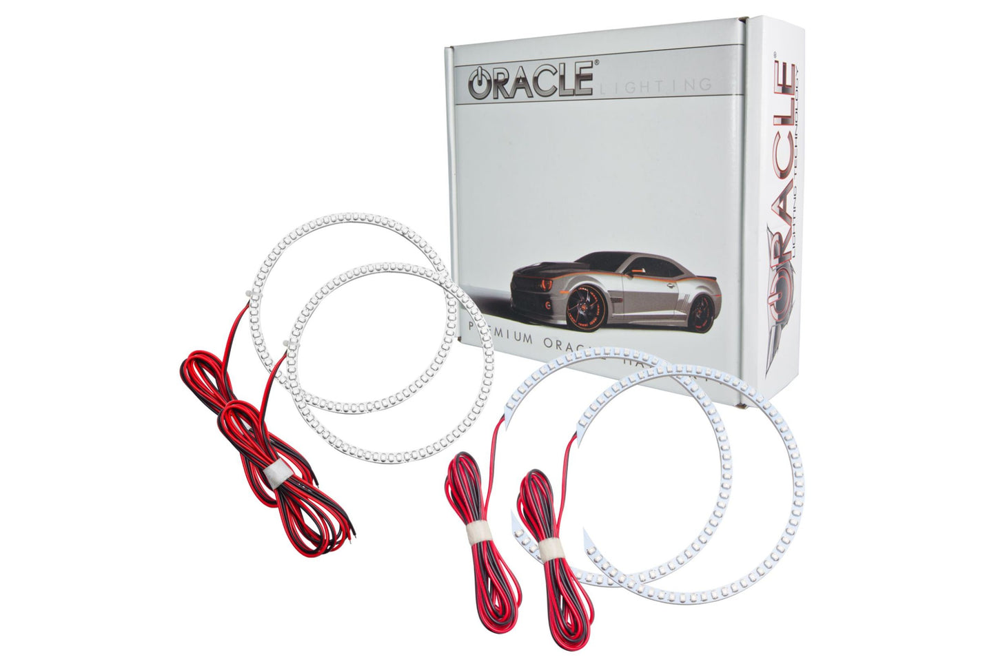 Oracle LED Halo Kit: 06-09 Toyota 4Runner (Red Single Color) - LED Halos/Strips