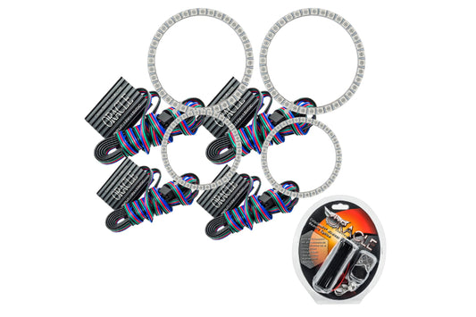 Oracle LED Halo Kit: 07-12 Aston Martin Vantage (ColorShift RGB / RF Controller) - LED Halos/Strips (Image 1 of 3)