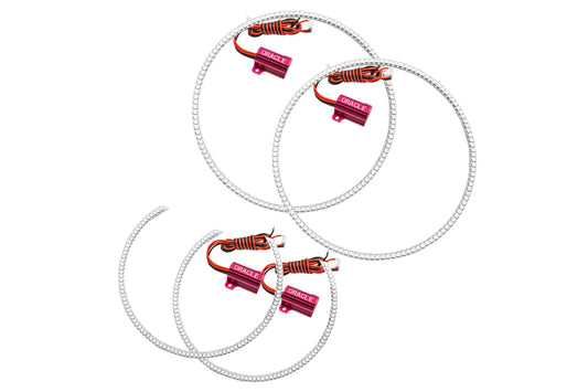 Oracle LED Halo Kit: 08-10 Jeep Grand Cherokee (White Single Color) - LED Halos/Strips (Image 1 of 4)