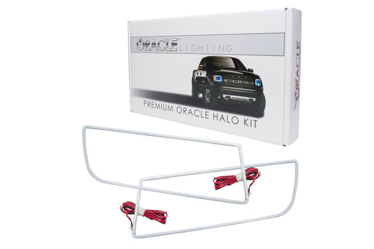 Oracle LED Halo Kit: 14-15 Chevrolet Camaro Non-RS (Square Style / White Single Color) - LED Halos/Strips