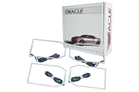 Oracle LED Halo Kit: 14-15 Chevrolet Silverado (Non-Projector Style / ColorShift RGB / No Controller) - LED Halos/Strips