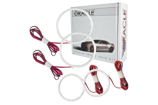 Oracle LED Halo Kit: 96-06 Jaguar XK8 (Red Single Color) - LED Halos/Strips