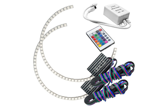 Oracle LED Halo Kit: 99-04 Ford Lightning (ColorShift RGB / Simple Controller) - LED Halos/Strips (Image 1 of 4)