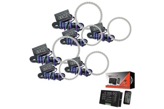 Oracle LED Halo Kit: Corvette C6 (Triple Halo / ColorShift RGB / RF Controller) - LED Halos/Strips (Image 1 of 4)
