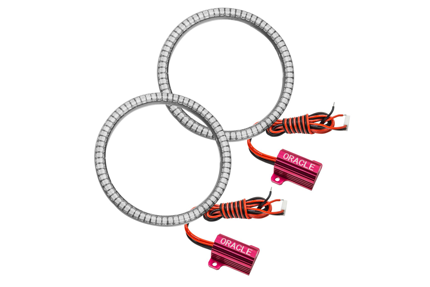 Oracle SM LED Fog Halo Kit: 11-14 Dodge Charger SRT8 (Red) - LED Halos/Strips (Image 1 of 4)