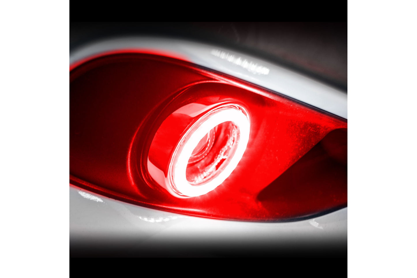 Oracle SM LED Fog Halo Kit: 11-14 Dodge Charger SRT8 (Red) - LED Halos/Strips (Image 2 of 4)