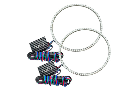 Oracle SM LED Halo Kit: 07-17 Jeep Wrangler JK (ColorShift RGB / No Controller) - LED Halos/Strips