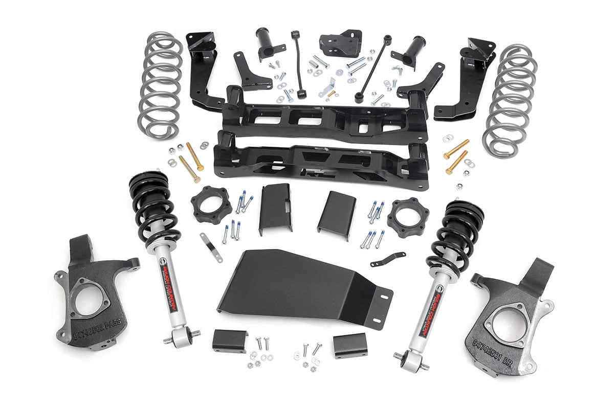 7 Inch Lift Kit | N3 Struts | Chevy/GMC SUV 1500 2WD/4WD (2007-2014) - Susp Lift Kits 4wd (Image 1 of 6)