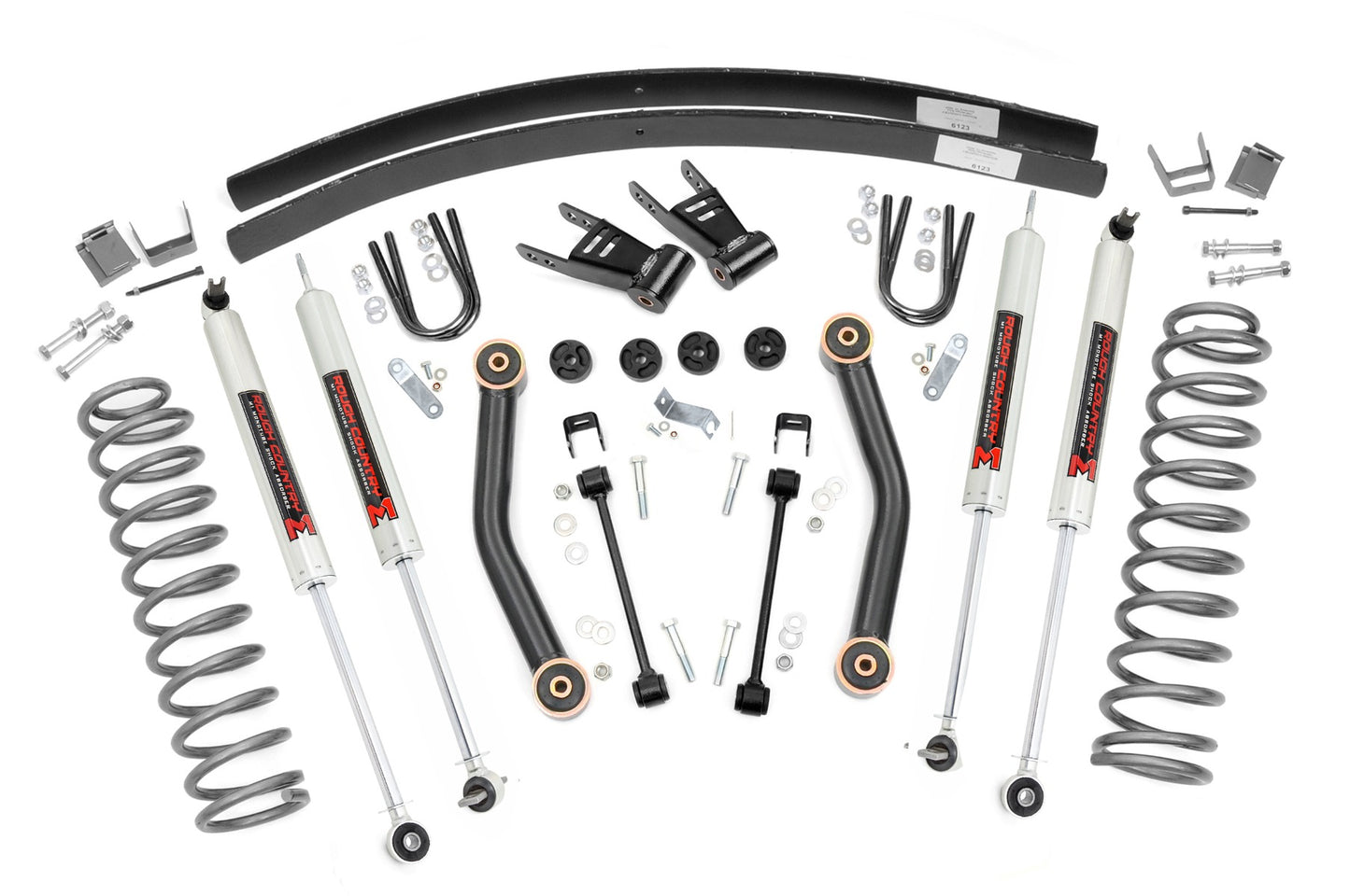 4.5 Inch Lift Kit | M1 | Rear AAL | Jeep Cherokee XJ 2WD/4WD (1984-2001) - Susp Lift Kits 4wd (Image 1 of 6)