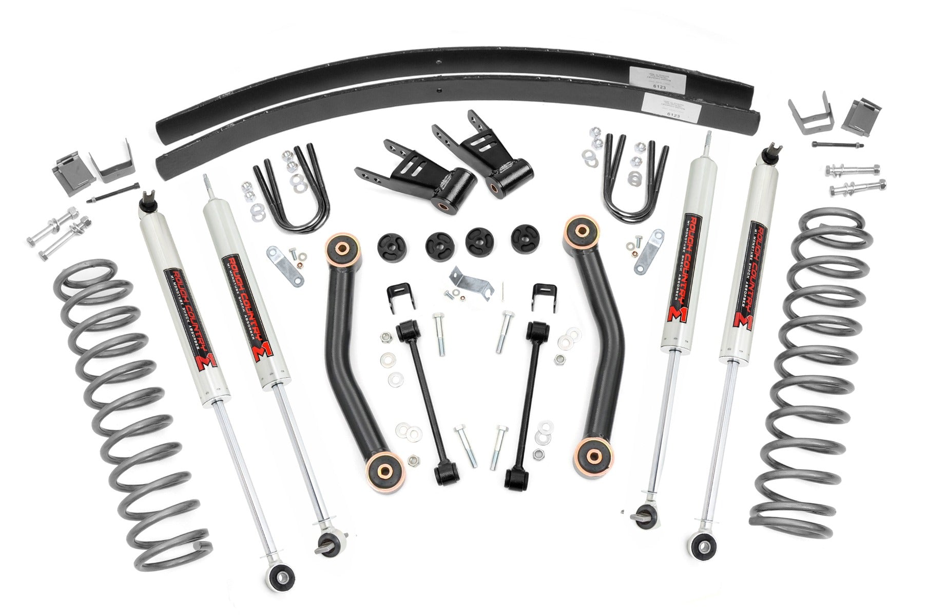 4.5 Inch Lift Kit | M1 | Rear AAL | Jeep Cherokee XJ 2WD/4WD (1984-2001) - Susp Lift Kits 4wd (Image 1 of 6)