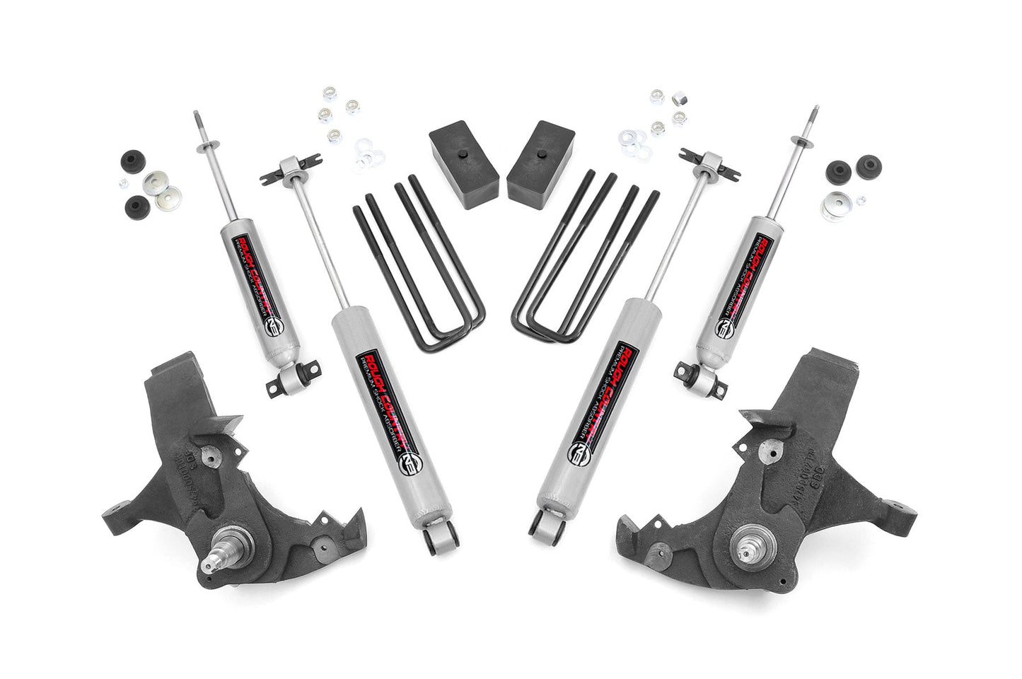 4 Inch Lift Kit | Chevy C1500/K1500 Pickup Extended Ca/Half-Ton SUV (88-99) - Susp Lift Kits 2wd