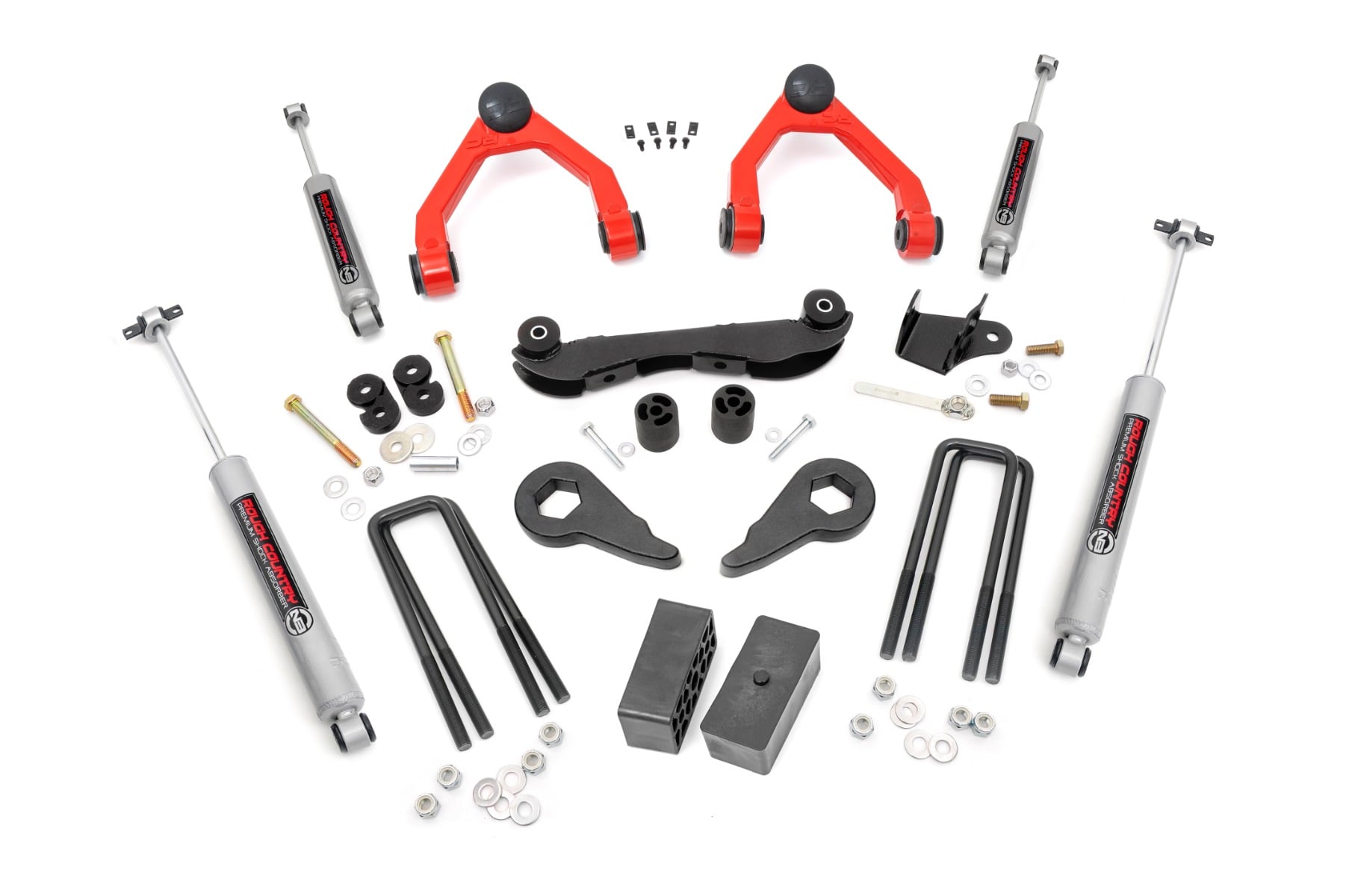 2-3 Inch Lift Kit | Rear Blocks | Chevy/GMC 1500 Truck & SUV 4WD (1988-1999) - Susp Lift Kits 4wd