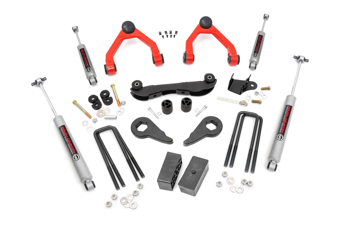 2-3 Inch Lift Kit | Rear Blocks | Chevy/GMC 1500 Truck & SUV 4WD (1988-1999) - Susp Lift Kits 4wd