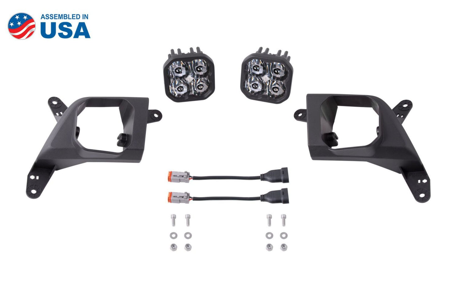DD Fog Pod Kit: 20+ Silverado HD (SS3 Pro / White / Fog) - Off Road - Veh. Spec (Image 2 of 6)
