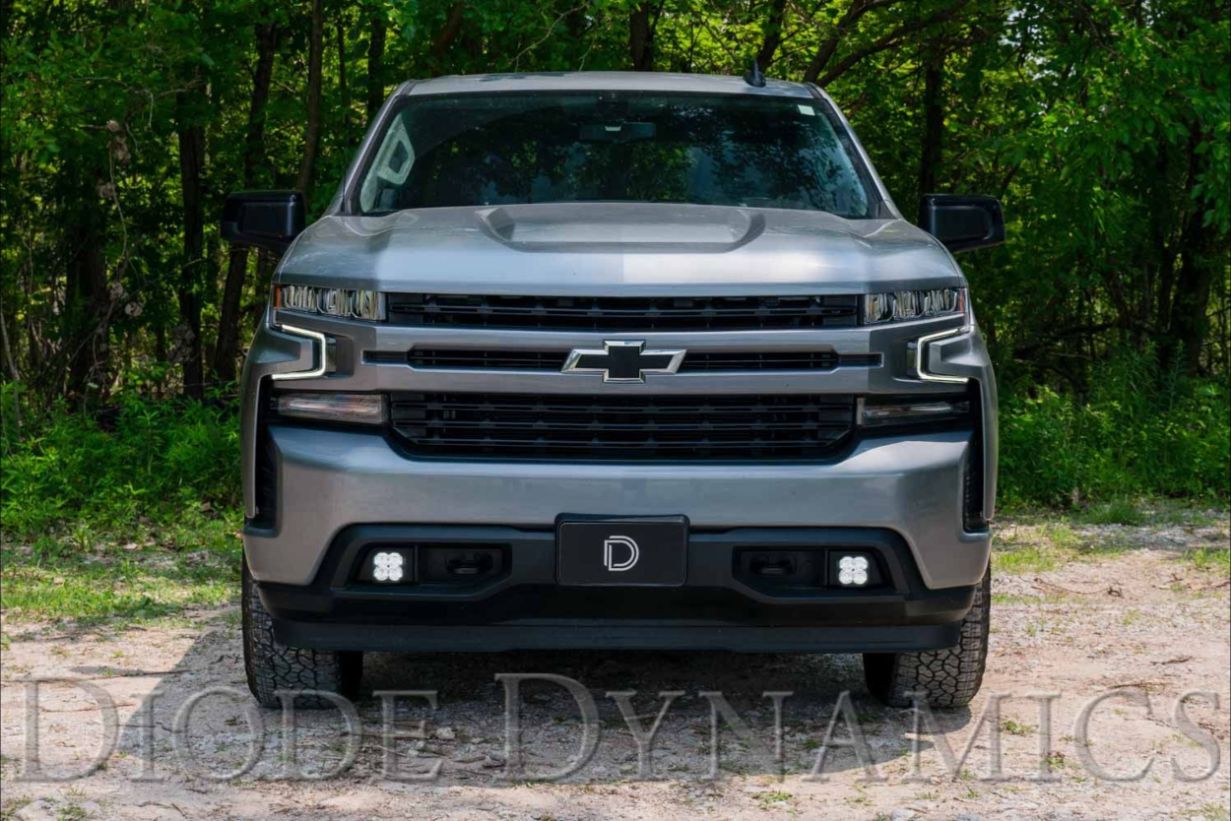 DD Fog Pod Kit: 20+ Silverado HD (SS3 Pro / White / Fog) - Off Road - Veh. Spec (Image 5 of 6)