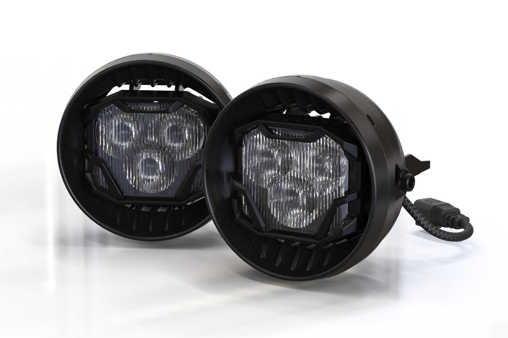 4Banger Fog Lights: 2004-2008 F150 (HXB Yellow Spot Beam) - Off Road - Veh. Spec (Image 1 of 4)