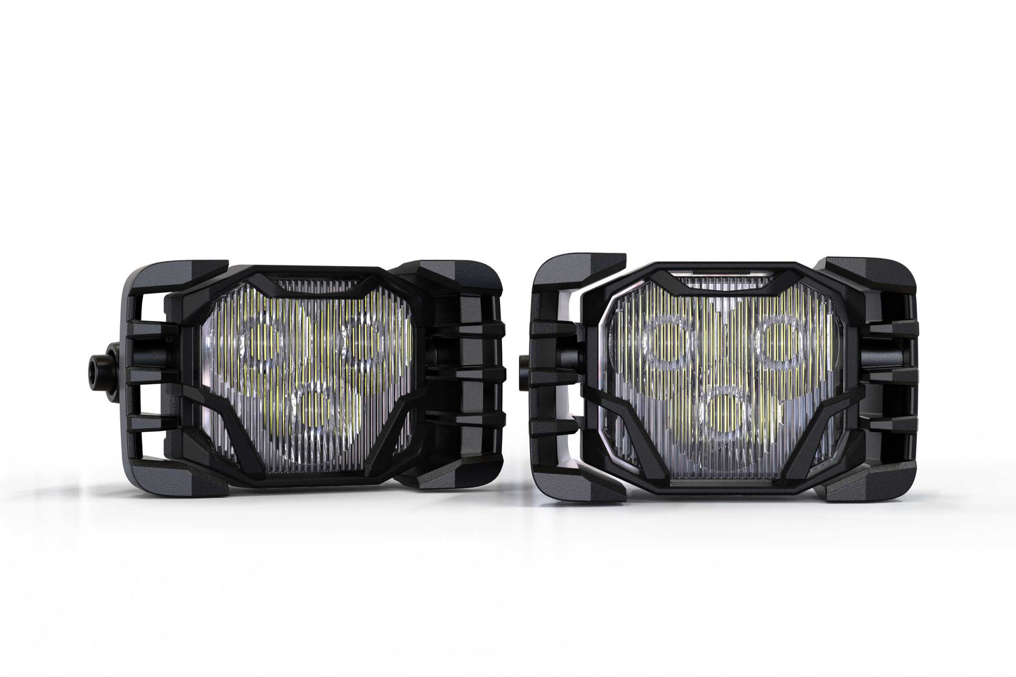 4Banger Fog Lights: 17-22 Super Duty (HXB White SAE Wide Beam) - Off Road - Veh. Spec (Image 1 of 4)
