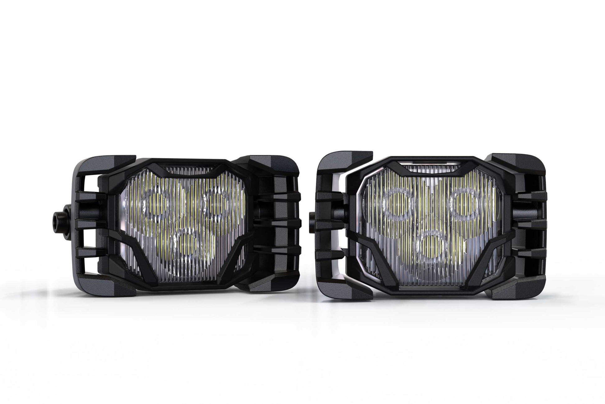 4Banger Fog Lights: 17-22 Super Duty (HXB White SAE Wide Beam) - Off Road - Veh. Spec (Image 1 of 4)