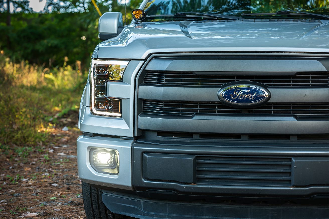 4Banger Fog Lights: 17-22 Super Duty (HXB White SAE Wide Beam) - Off Road - Veh. Spec (Image 2 of 4)