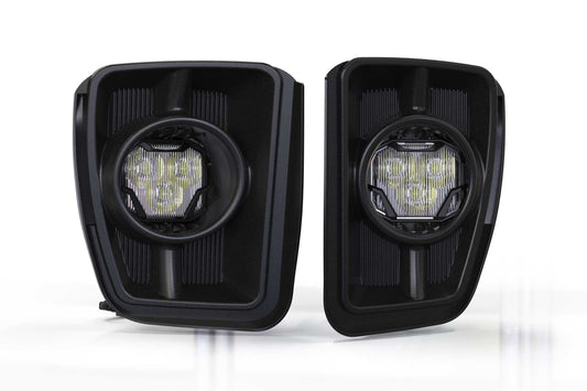4Banger Fog Lights: 13-18 Ram 1500 (NCS White Spot Beam) - Off Road - Veh. Spec (Image 1 of 6)