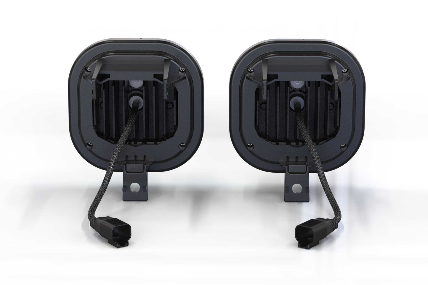 4Banger Fog Lights: 99-16 Super Duty (HXB White SAE Wide Beam) - Off Road - Veh. Spec (Image 3 of 6)