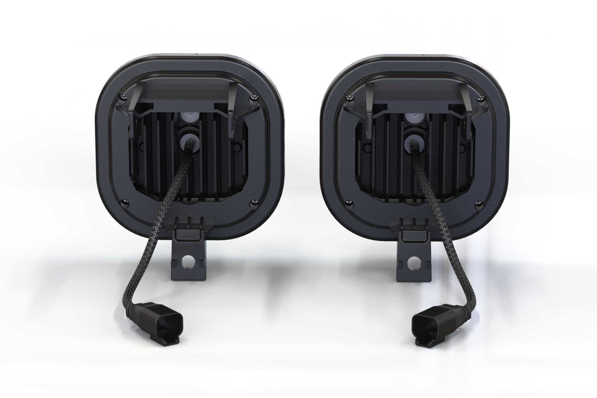 4Banger Fog Lights: 99-16 Super Duty (HXB White SAE Wide Beam) - Off Road - Veh. Spec (Image 3 of 6)