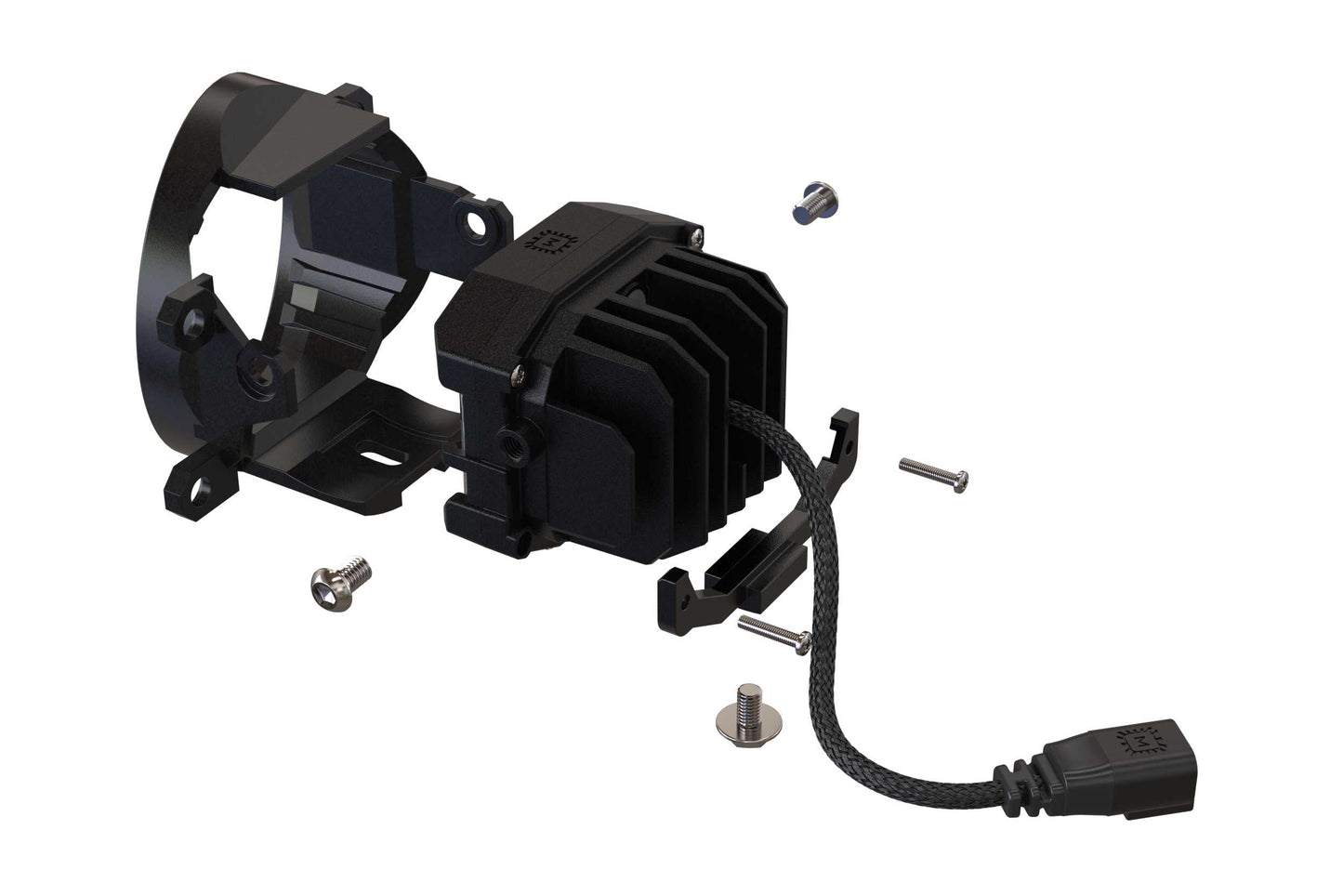 4Banger Fog Lights: 10-13 4Runner (HXB White SAE Wide Beam) - Off Road - Veh. Spec (Image 4 of 6)
