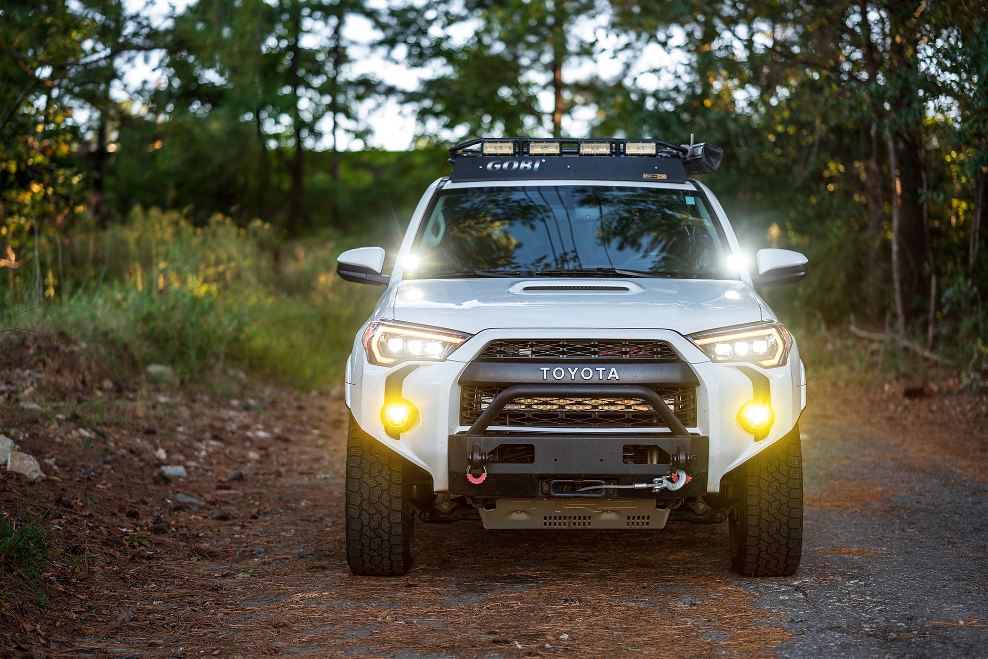 Morimoto 4Banger Ditch Light Kit: 10-13 4Runner (HXB Yellow SAE Wide Beam) - Off Road - Veh. Spec (Image 3 of 4)
