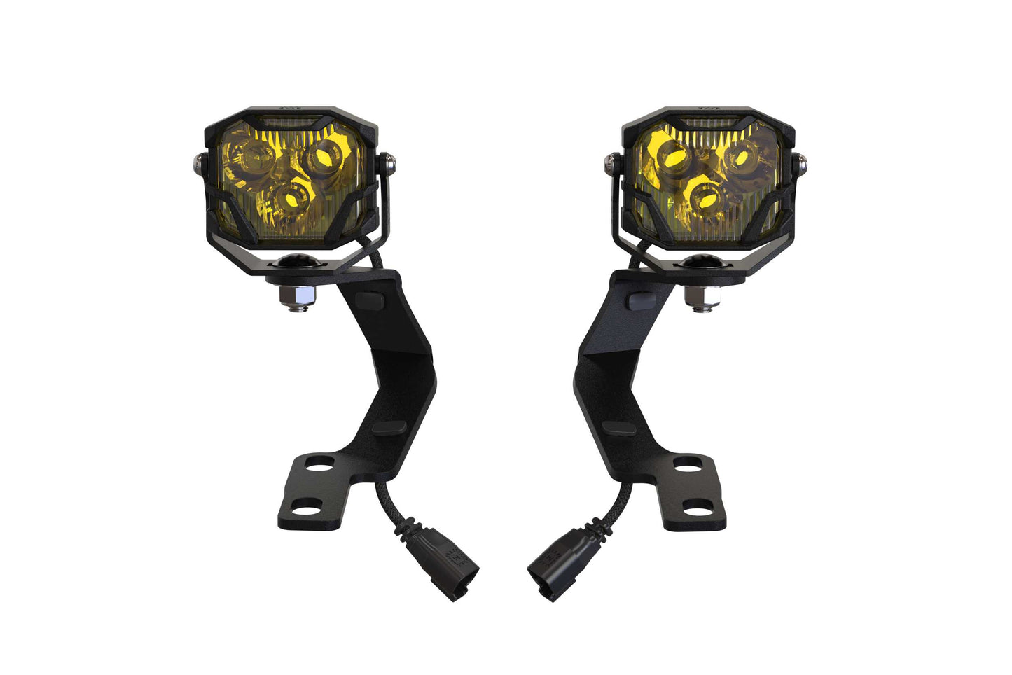 Morimoto 4Banger Ditch Light Kit: 05-15 Tacoma (NCS White SAE Wide Beam) - Off Road - Veh. Spec (Image 1 of 4)