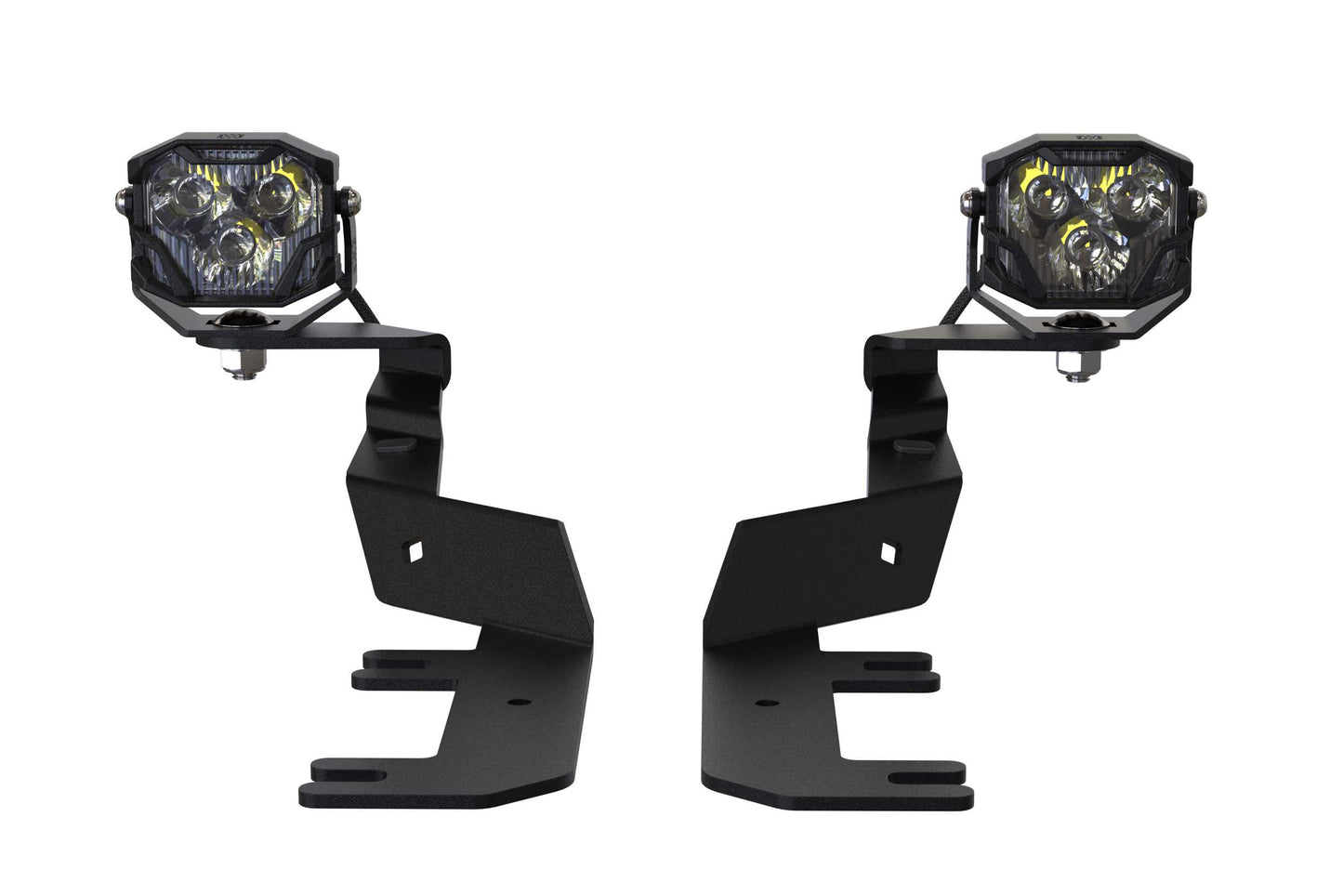 Morimoto 4Banger Ditch Light Kit: 17-22 Super Duty (NCS White SAE Wide Beam) - Off Road - Veh. Spec (Image 2 of 6)