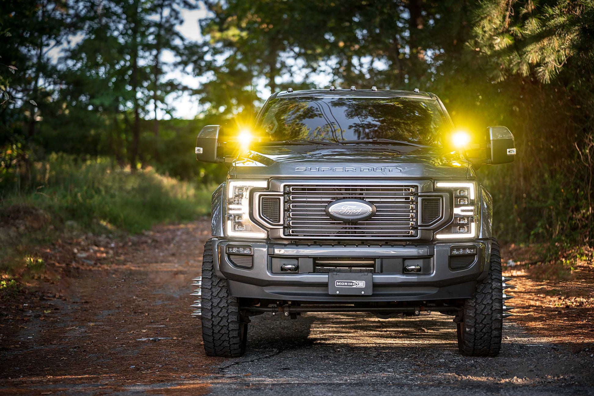 Morimoto 4Banger Ditch Light Kit: 17-22 Super Duty (NCS White SAE Wide Beam) - Off Road - Veh. Spec (Image 5 of 6)