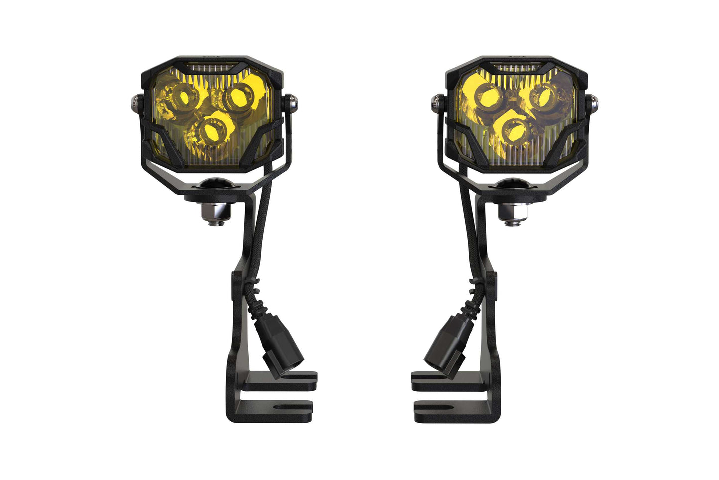 Morimoto 4Banger Ditch Light Kit: 10-14 Raptor (HXB White SAE Wide Beam) - Off Road - Veh. Spec (Image 2 of 6)