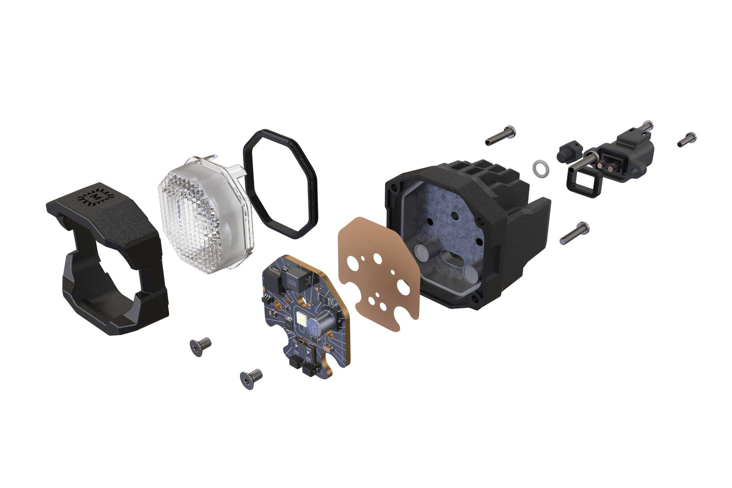 Morimoto 1Banger HXB LED Pods (Spot / White / Set) - Off Road - Universal (Image 3 of 6)