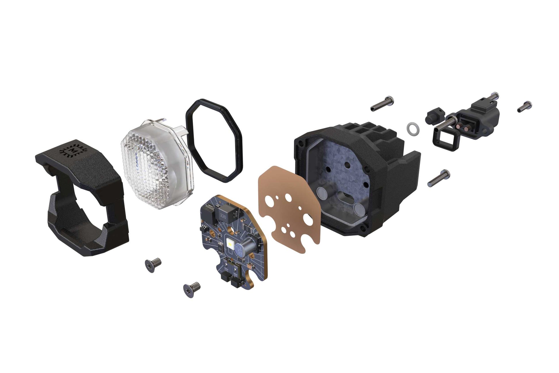 Morimoto 1Banger HXB LED Pods (Spot / White / Set) - Off Road - Universal (Image 3 of 6)