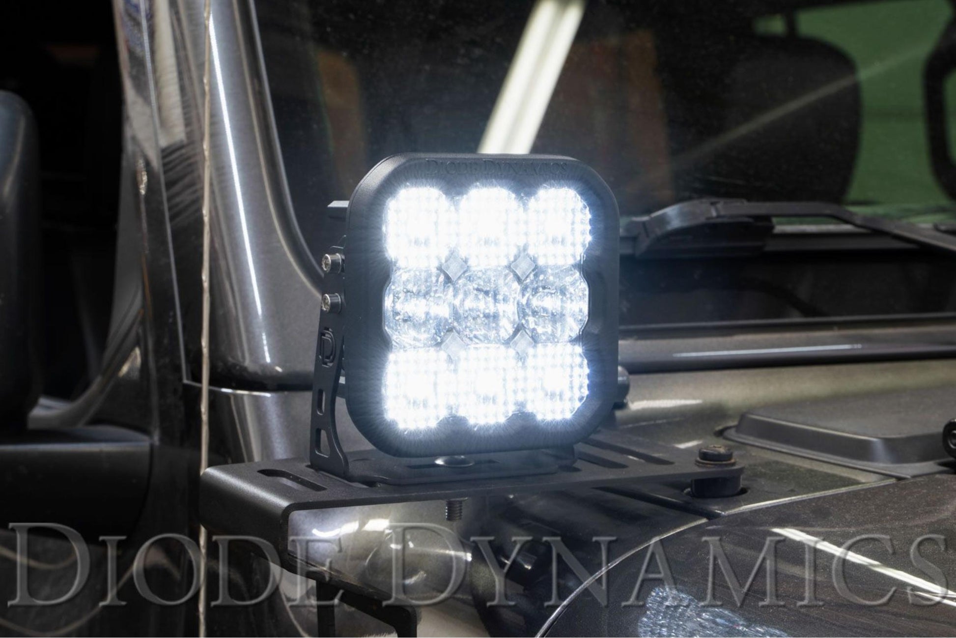 SS5 LED Pod Pro Yellow Flood Single Diode Dynamics - Off Road - Universal (Image 2 of 6)
