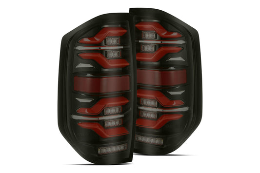 Arex Luxx LED Tail Lights: Toyota Tundra (14-21) - Black-Red (Set) - Tail Lights (Image 1 of 6)