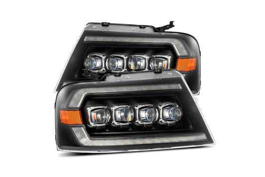 Arex Nova LED Headlights: Ford F-150 (04-08) - Black (Set) - Headlights (Image 1 of 6)
