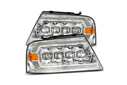 Arex Nova LED Headlights: Ford F-150 (04-08) - Chrome (Set) - Headlights (Image 1 of 6)
