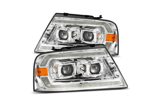 Arex (PRO-Series) Halogen Headlights: Ford F-150 (04-08) - Chrome (Set) - Headlights (Image 1 of 6)